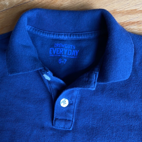 Crewcuts Everyday Kid’s Pique Polo, Navy 6-7 EUC - Picture 2 of 4